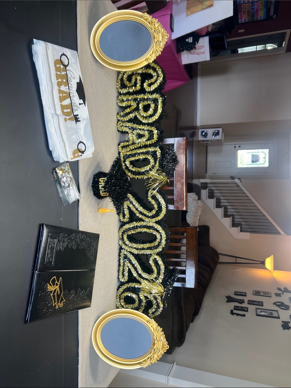 Graduation 2020 Party Decor - Black and Gold